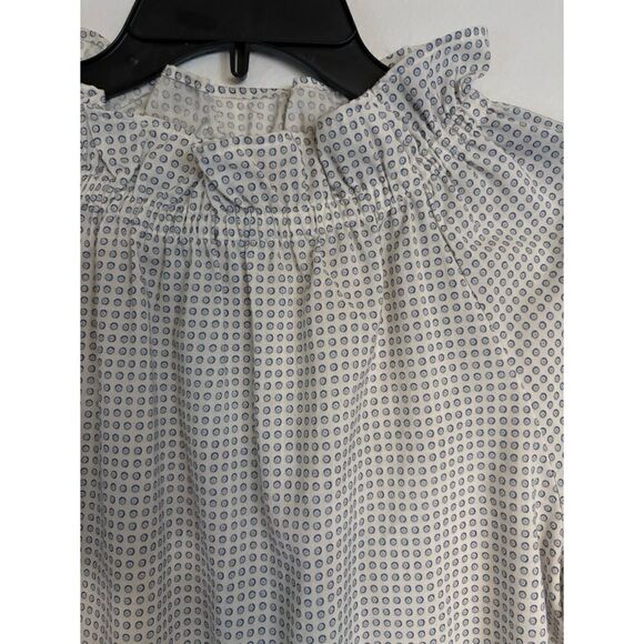Ann Mashburn Wool Classic Ruffle Blouse Size S / Pristine - Picture 3 of 8